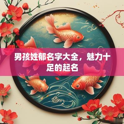 男孩姓郁名字大全，魅力十足的起名