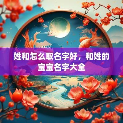 姓和怎么取名字好，和姓的宝宝名字大全