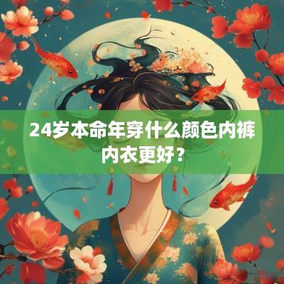 24岁本命年穿什么颜色内裤内衣更好？