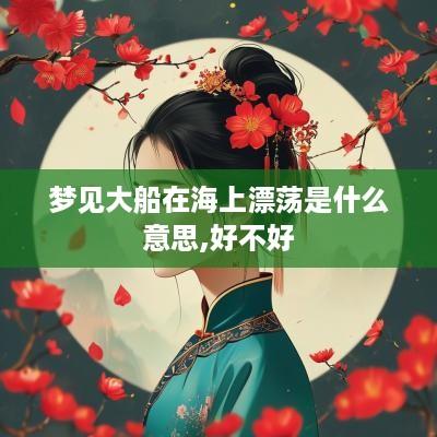 梦见大船在海上漂荡是什么意思,好不好
