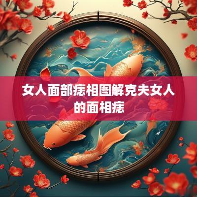 女人面部痣相图解克夫女人的面相痣