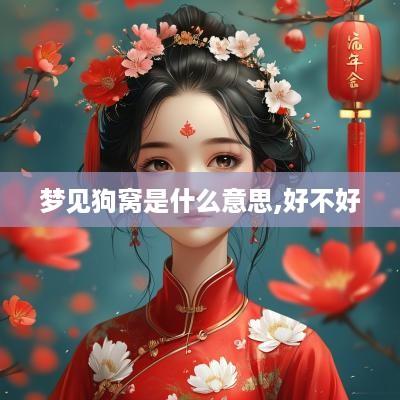 梦见狗窝是什么意思,好不好