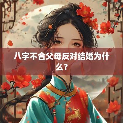 八字不合父母反对结婚为什么？