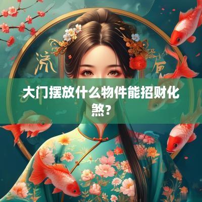 大门摆放什么物件能招财化煞？