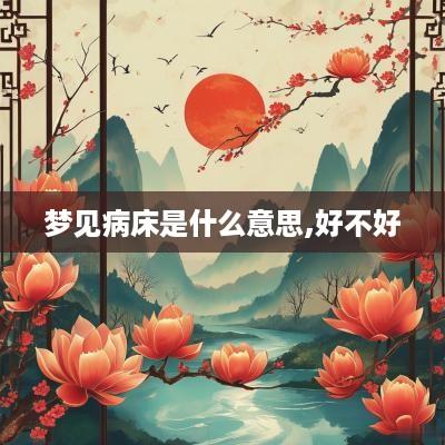 梦见病床是什么意思,好不好
