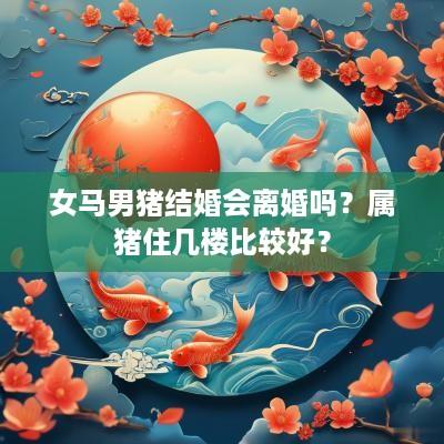 女马男猪结婚会离婚吗？属猪住几楼比较好？