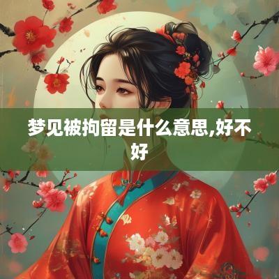 梦见被拘留是什么意思,好不好