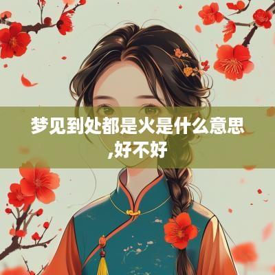 梦见到处都是火是什么意思,好不好