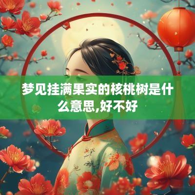 梦见挂满果实的核桃树是什么意思,好不好