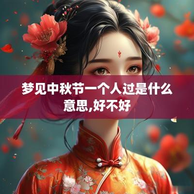 梦见中秋节一个人过是什么意思,好不好