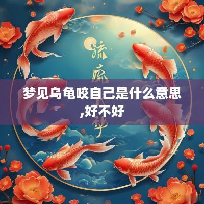 梦见乌龟咬自己是什么意思,好不好