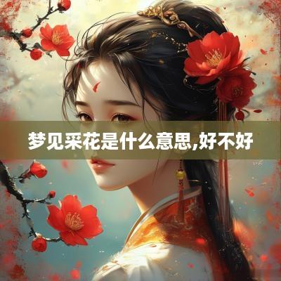 梦见采花是什么意思,好不好