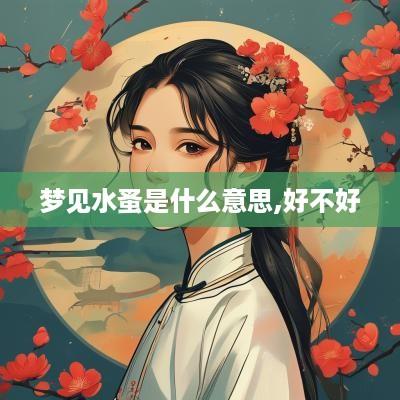 梦见水蚤是什么意思,好不好