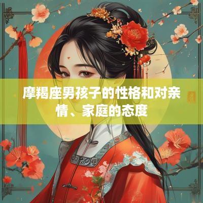摩羯座男孩子的性格和对亲情、家庭的态度