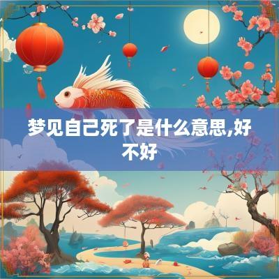 梦见自己死了是什么意思,好不好