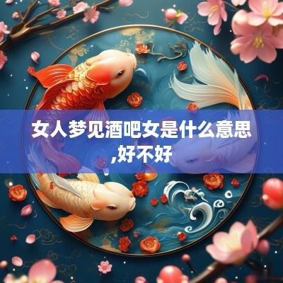 女人梦见酒吧女是什么意思,好不好