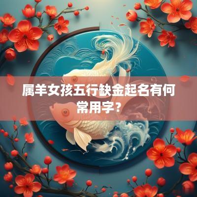 属羊女孩五行缺金起名有何常用字？