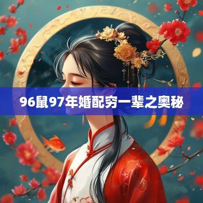 96鼠97年婚配穷一辈之奥秘