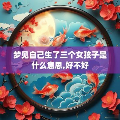 梦见自己生了三个女孩子是什么意思,好不好