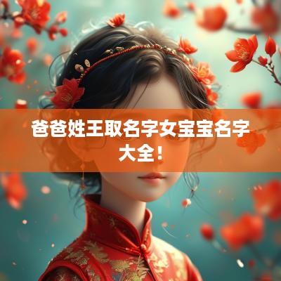 爸爸姓王取名字女宝宝名字大全！
