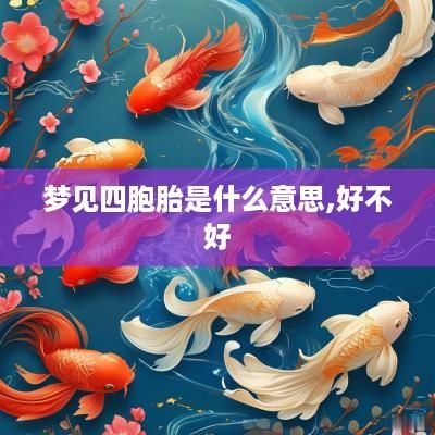 梦见四胞胎是什么意思,好不好