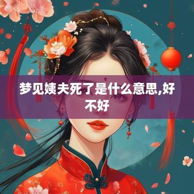 梦见姨夫死了是什么意思,好不好