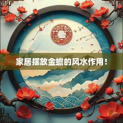 家居摆放金蟾的风水作用！
