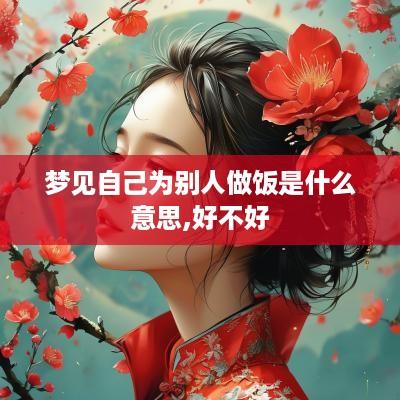 梦见自己为别人做饭是什么意思,好不好