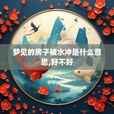 梦见的房子被水冲是什么意思,好不好
