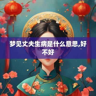 梦见丈夫生病是什么意思,好不好