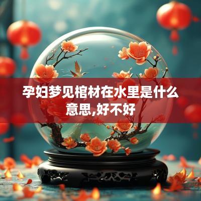 孕妇梦见棺材在水里是什么意思,好不好