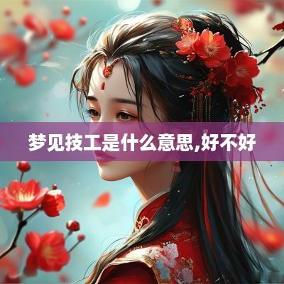 梦见技工是什么意思,好不好
