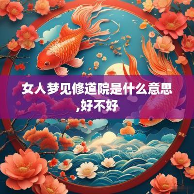 女人梦见修道院是什么意思,好不好