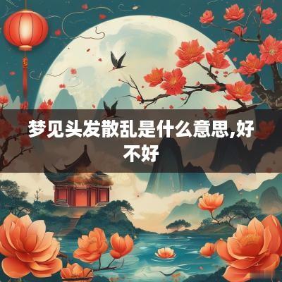 梦见头发散乱是什么意思,好不好