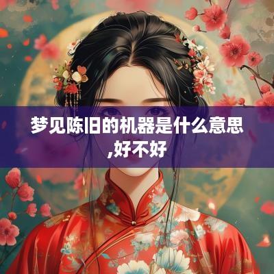 梦见陈旧的机器是什么意思,好不好