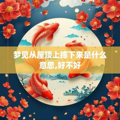 梦见从屋顶上摔下来是什么意思,好不好