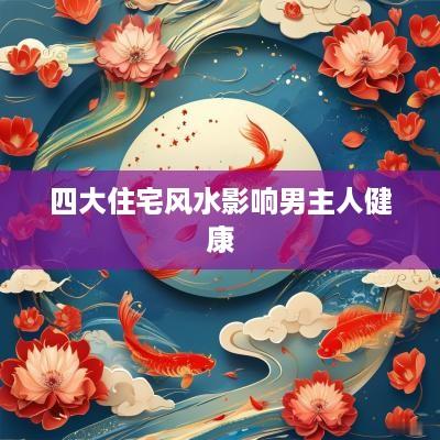四大住宅风水影响男主人健康