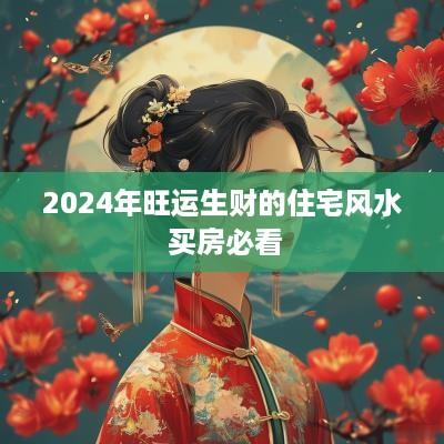 2025年旺运生财的住宅风水 买房必看