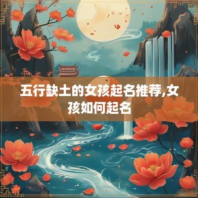五行缺土的女孩起名推荐,女孩如何起名