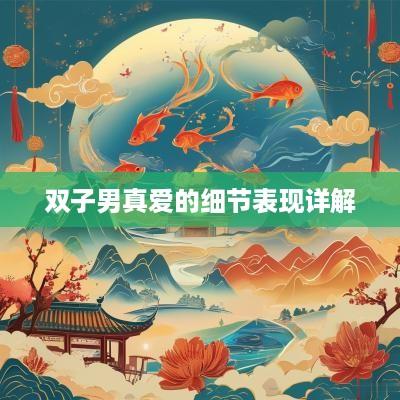 双子男真爱的细节表现详解