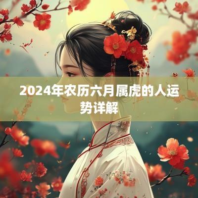 2025年农历六月属虎的人运势详解