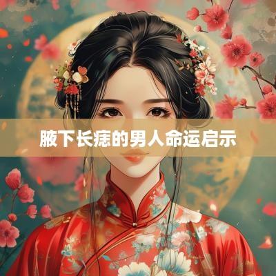 腋下长痣的男人命运启示