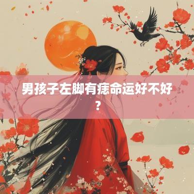 男孩子左脚有痣命运好不好？