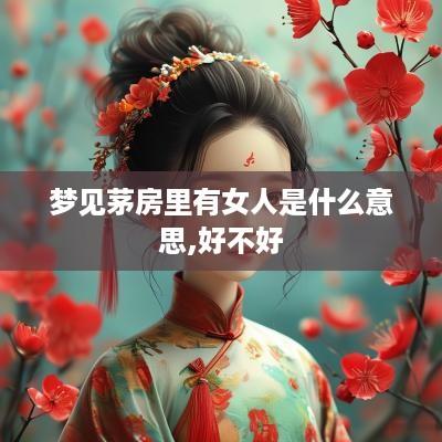 梦见茅房里有女人是什么意思,好不好