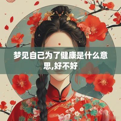 梦见自己为了健康是什么意思,好不好