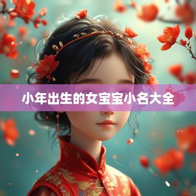 小年出生的女宝宝小名大全