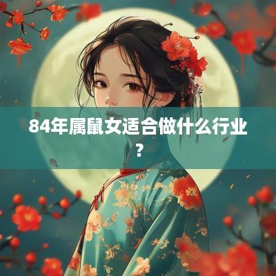 84年属鼠女适合做什么行业？