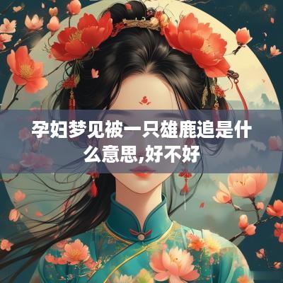 孕妇梦见被一只雄鹿追是什么意思,好不好
