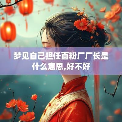 梦见自己担任面粉厂厂长是什么意思,好不好