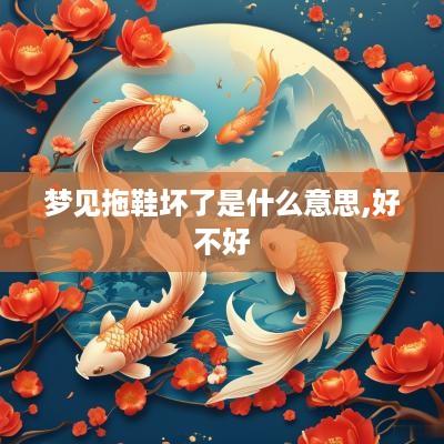 梦见拖鞋坏了是什么意思,好不好